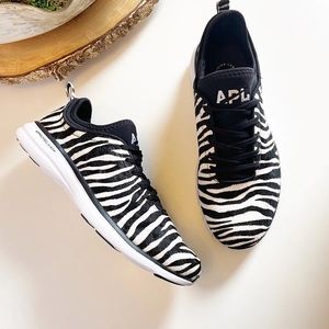 APL Iconic Pro Zebra Print Calf Hair Sneakers